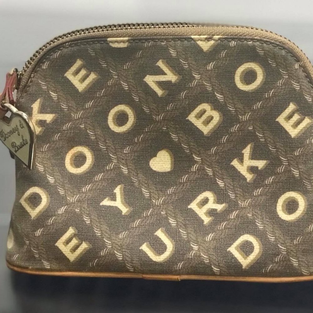 Dooney and Burke cosmetic bag
